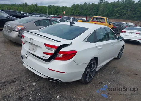 2021 Honda Accord Sport из США, поврежденный, VIN 1HGCV1F37MA060719